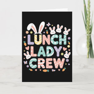 Lunch Lady Crew Lustige Lunch Lady Cafeteria Fröhl Karte