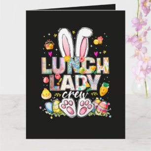 Lunch-Lady-Crew Lustiger Hase Karte