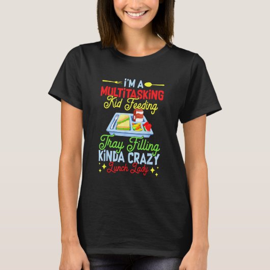 Lunch Lady Cute Cafeteria Worker Appreciation Lunc T-Shirt (Vorderseite)