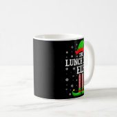Lunch Lady Elf Funny Christmas Family Matching  Kaffeetasse (VorderseiteRechts)