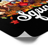 Lunch Lady Gobble Squad Türkei Pumpkin glücklich V Poster (Ecke)