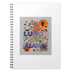 Lunch Lady Halloween Hexenmond Kürbis_1 Notizblock