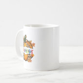 Lunch Lady Leopard Pumpkin Herbst Herbst Kaffeetasse (Vorderseite Links)