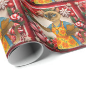 Lunch Lady Life Coach  for Cat  Lovers Cafeteria  Geschenkpapier (Rolleneckpunkt)