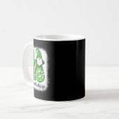Lunch Lady Love St Patricks Day passender Gnom Sha Kaffeetasse (Vorderseite Links)