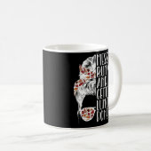 Lunch Lady Messy Bun Cafeteria Worker Kaffeetasse (VorderseiteRechts)