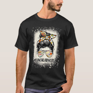 Lunch Lady Messy Hair Frau Bun Mittagessen Lady Li T-Shirt