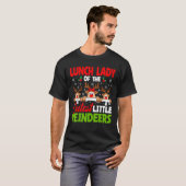 Lunch Lady Of The Cutest Reindeers Christmas Lunch T-Shirt (Vorne ganz)