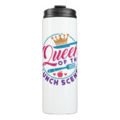 Lunch Lady Queen of the Lunch Scene Thermosbecher (Vorderseite)