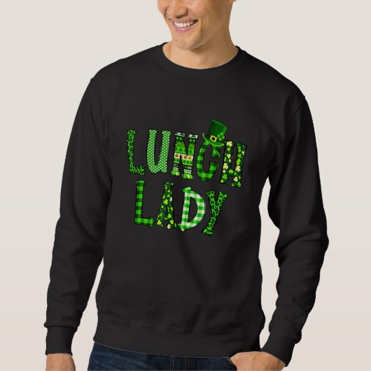 Lunch Lady School Cafeteria Worker Food Serv Sweatshirt (Vorderseite)
