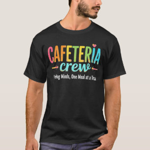 Lunch Lady Schulcafeteria-Team Brennende Köpfe Mea T-Shirt