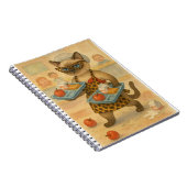 Lunch Lady serving food in school  Notizblock (Rechte Seite)