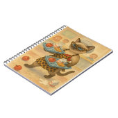 Lunch Lady serving food in school  Notizblock (Linke Seite)