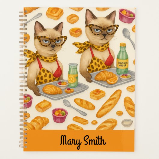 Lunch Lady serving food in school  Planer (Vorderseite)