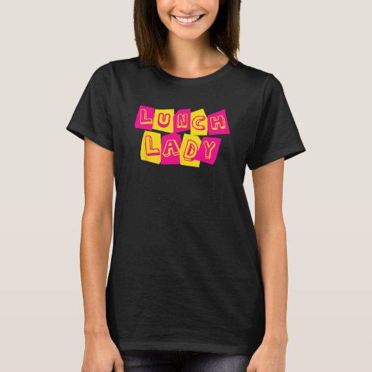 Lunch Lady Squad Back to School Cafeteria Crew Re T-Shirt (Vorderseite)