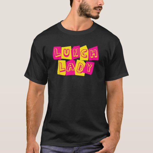 Lunch Lady Squad Back to School Cafeteria Crew Re T-Shirt (Vorderseite)