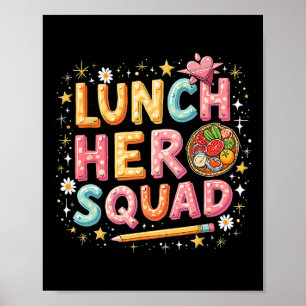 Lunch Lady Squad Lunch Hero Squad Vorbereiteter Zu Poster