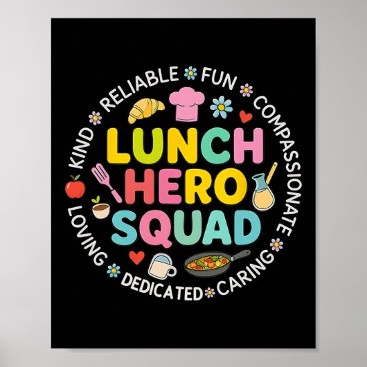 Lunch Lady Squad Lunch Hero Squad Vorbereiteter Zu Poster (Vorne)
