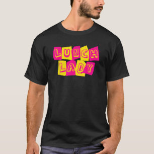 Lunch Lady Squad Zurück zur Schulcafeteria-Crew Re T-Shirt