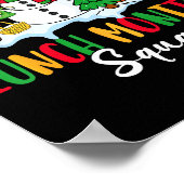 Lunch Monitor Squad Reindeer Snowman Gingerbread C Poster (Ecke)