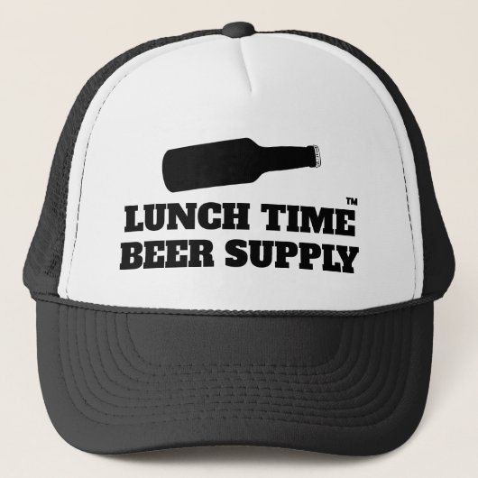 Lunch Time Beer Supply™ Trucker-Mütze Truckerkappe (Vorderseite)