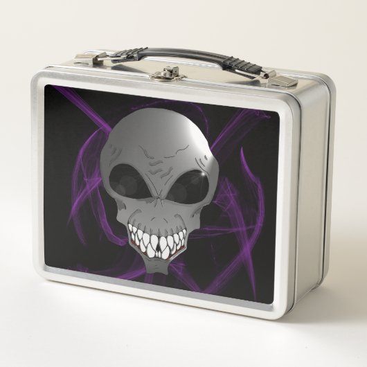 Lunchbox aus grauer Alien (Vorderseite)