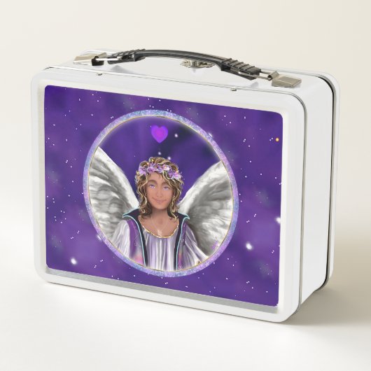 Lunchbox aus lila Soul (Rückseite)