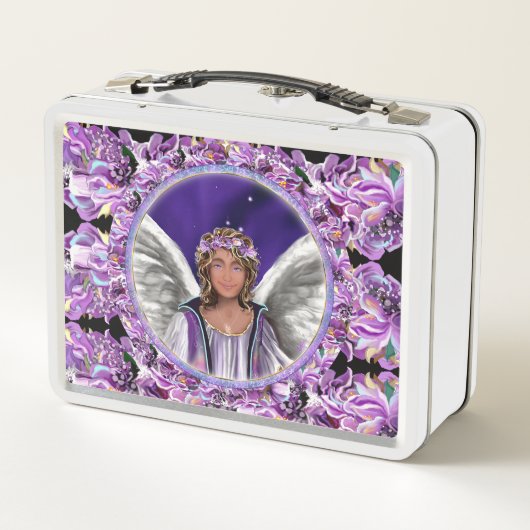Lunchbox aus lila Soul (Rückseite)