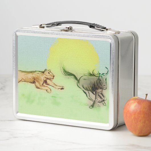Lunchbox aus Vintagem Metall - Chase (Beispiel)