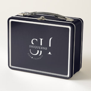 Lunchbox für Schwarzweiß-Logos