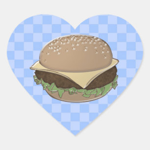 Lunchbox Herz-Aufkleber