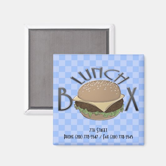 Lunchbox Magnet (Vorderseite/Rückseite)