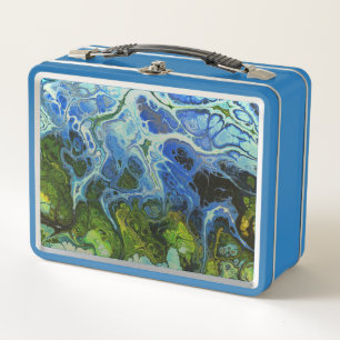 Lunchbox mit Bio Grün und Blau