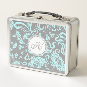 Lunchbox mit Vintagem Blumenmuster