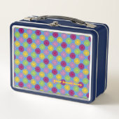 Lunchbox with felt flowers pattern Var01 (Vorderseite)