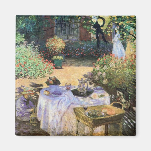 Luncheon Celebration Claude Monet Kunstkunst Magnet (Vorne)