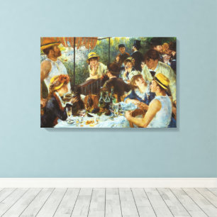 Luncheon der Booteilnehmer von Pierre Renoir Leinwanddruck