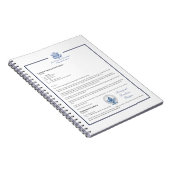 Luncheon Festival Moon and Stars Notizblock (Rechte Seite)