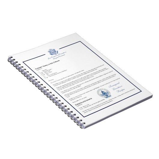 Luncheon Festival Moon and Stars Notizblock (Rechte Seite)