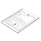 Luncheon Festival Moon and Stars Notizblock (Linke Seite)