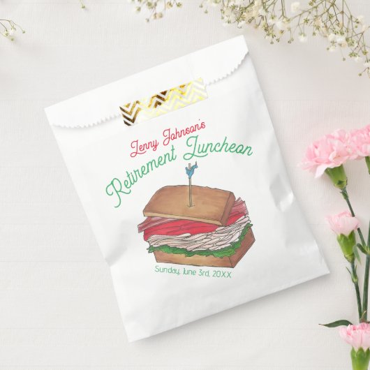 Luncheon Lunch Türkei Club Sandwich Geschenktütchen (Versiegelt)