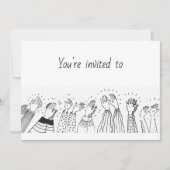 Luncheon Modern Simple Einladung (Vorderseite)