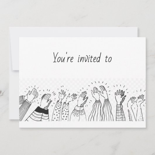 Luncheon Modern Simple Einladung (Vorderseite)