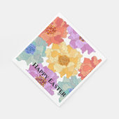 Luncheon Paper Napkins-Floral Happy Oaster Serviette (Ecke)