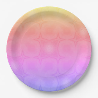 Luncheon Paper Napkins in pink purple yellow Pappteller