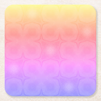 Luncheon Paper Napkins in pink purple yellow Rechteckiger Pappuntersetzer