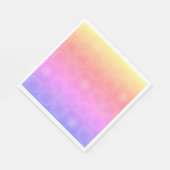 Luncheon Paper Napkins in pink purple yellow Serviette (Ecke)