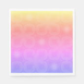 Luncheon Paper Napkins in pink purple yellow Serviette (Vorderseite)