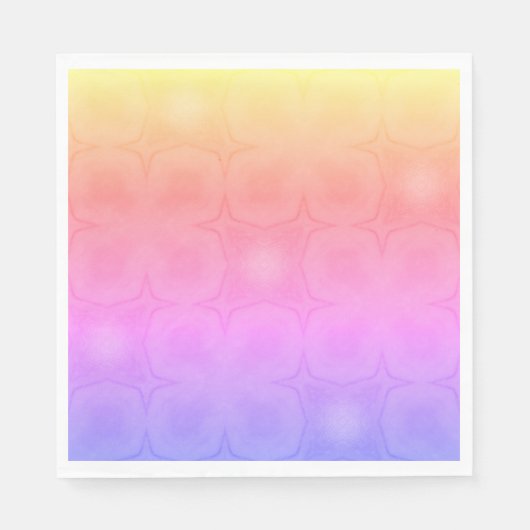 Luncheon Paper Napkins in pink purple yellow Serviette (Vorderseite)