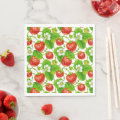 Luncheon Paper Napkins-Strawberries Serviette (Beispiel)